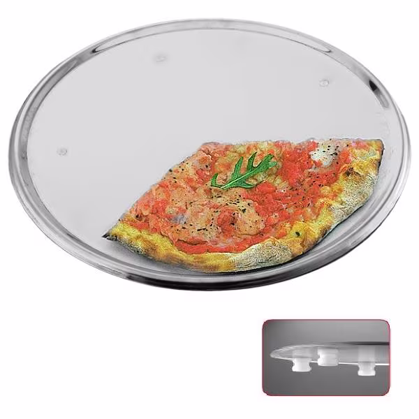 Противень для пиццы d 33см h4см, нерж.сталь, на ножках 472/33lc