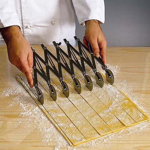 Резак д/пасты (5 плоских, 5 рифленых), нерж.сталь rotinox 5 p/o