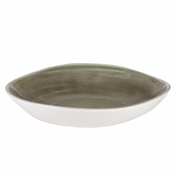 Салатник "волна" 1,10л d25,3см, без борта, stonecast patina, цвет burnished green pabgogb11