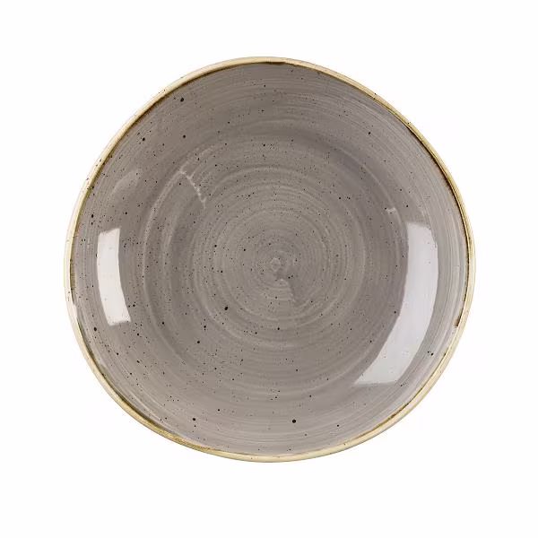 Салатник "волна" 1,10л d25,3см, без борта, stonecast, цвет peppercorn grey spgsogb11