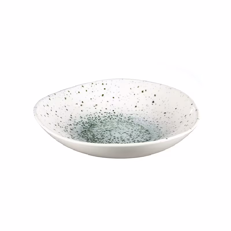 Салатник "волна" 1,10л d25,3см, без борта, цвет mineral green, studio prints mngrogb11