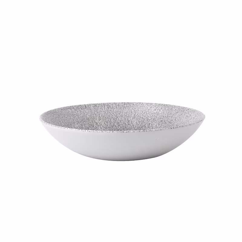 Салатник 0,42л d18,2см, без борта, цвет raku jasper grey, studio prints rkgjevb71