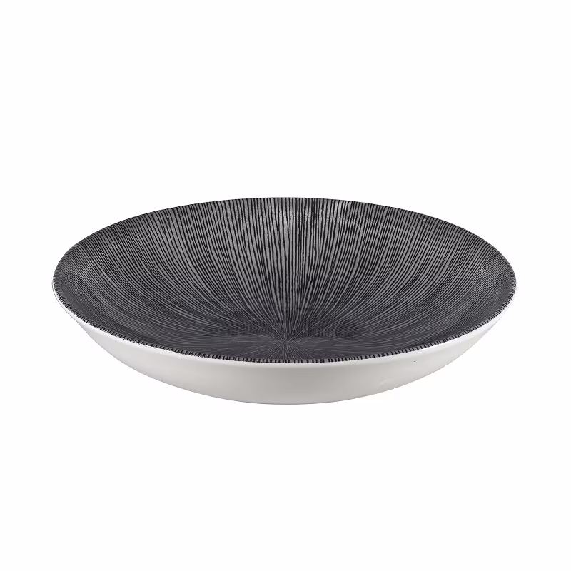 Салатник 1,14л d24,8см, без борта, цвет agano black, studio prints agblevb91