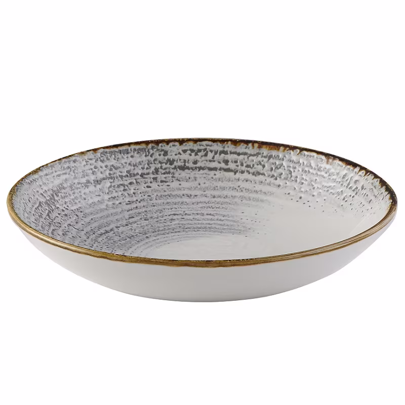 Салатник 1,14л d24,8см, без борта, цвет jasper grey, studio prints homespun accents hajgevb91