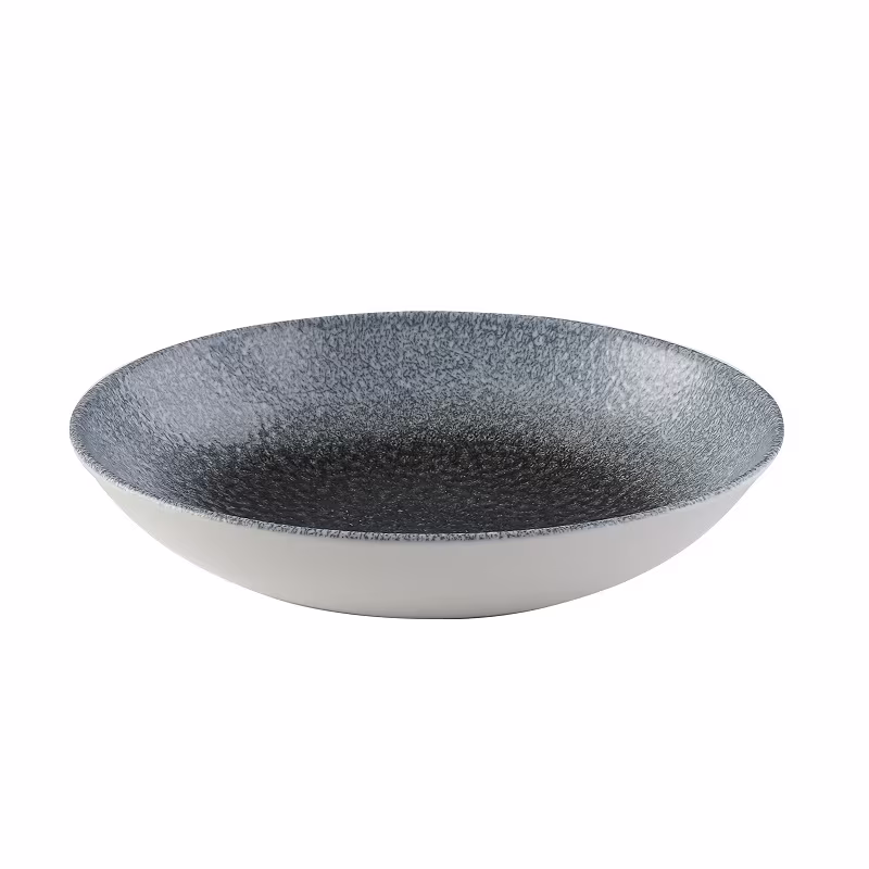 Салатник 1,14л d24,8см, без борта, цвет raku duo topaz-quartz, studio prints rdtqevb91