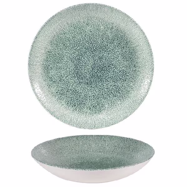 Салатник 1,14л d24,8см, без борта, цвет raku jade green, studio prints rkjgevb91