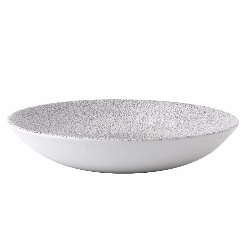 Салатник 1,14л d24,8см, без борта, цвет raku jasper grey, studio prints rkgjevb91