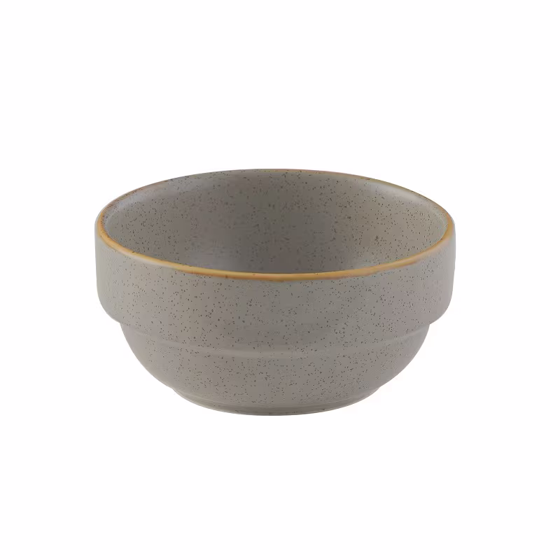 Салатник стекбл 0,38л d11,5см h5,5см stonecast, цвет peppercorn grey spgsvb141