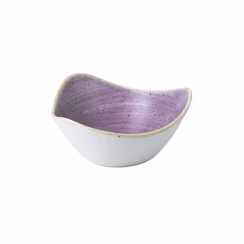 Салатник треугольный 0,26л d15,3см, без борта, stonecast, цвет lavender slastrb61