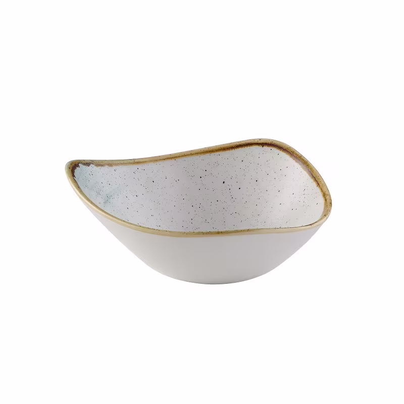 Салатник треугольный 0,37л d18,5см, без борта, stonecast accents, цвет duck egg blue asdetrb71