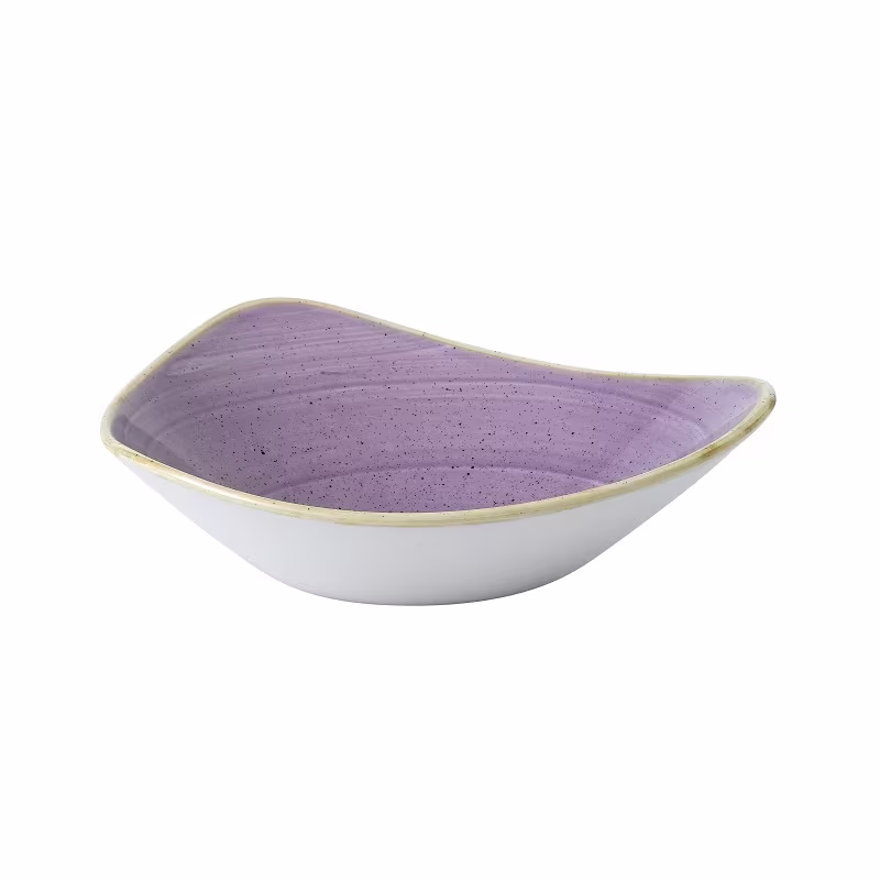 Салатник треугольный 0,60л d23,5см, без борта, stonecast, цвет lavender slastrb91