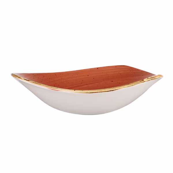 Салатник треугольный 0,60л d23,5см, без борта, stonecast, цвет spiced orange ssostrb91