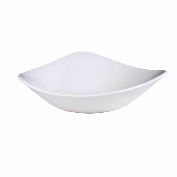 Салатник треугольный 1,50л 35,5х35см, меламин, lotus melamine, цвет white zplwldm1