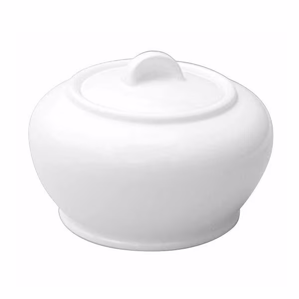 Сахарница 0,22л, с крышкой, white apracsb1