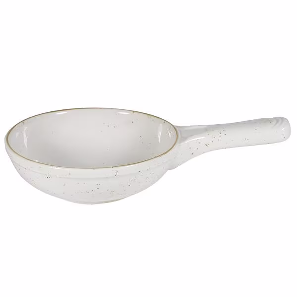 Сковорода "wok" d 14см 0,37л, порционная, stonecast, цвет barley white swhspn11