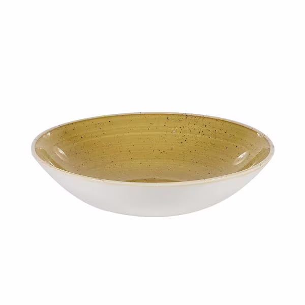 Тарелка глубокая 18,2см 0,426л, без борта, stonecast, цвет mustard seed yellow smssevb71