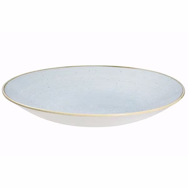 Тарелка глубокая 22,5см h2,7см, без борта, stonecast, цвет duck egg blue sdespd221