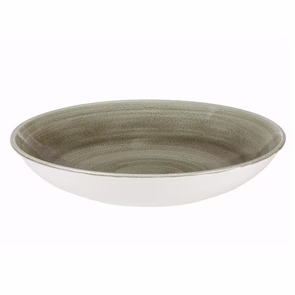 Тарелка глубокая 24,8см 1,13л, без борта, stonecast patina, цвет burnished green pabgevb91
