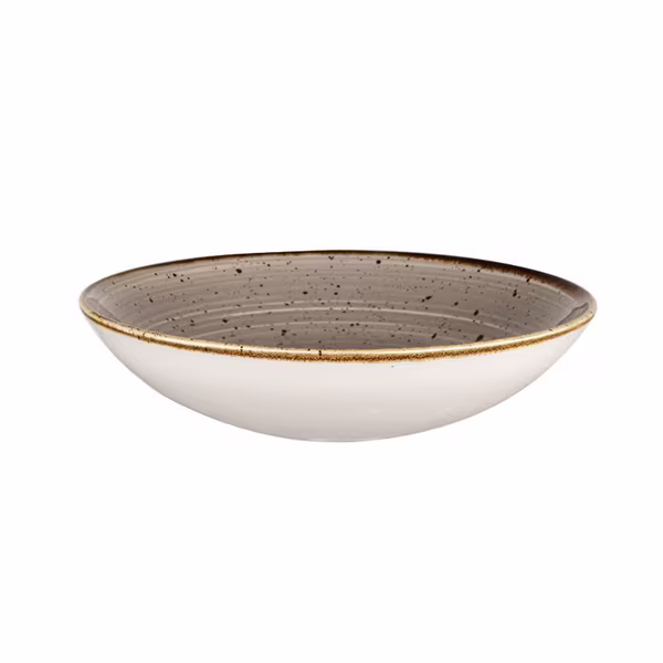Тарелка глубокая 24,8см 1,13л, без борта, stonecast, цвет peppercorn grey spgsevb91