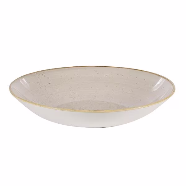 Тарелка глубокая 31см 2,4л, без борта, stonecast, цвет nutmeg cream snmsplc21
