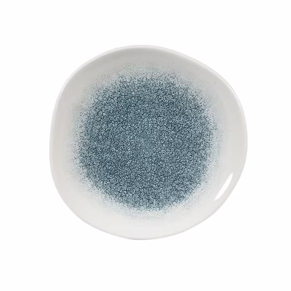 Тарелка мелкая "волна" 18,6см, без борта, цвет raku jade green, studio prints rkjgog71