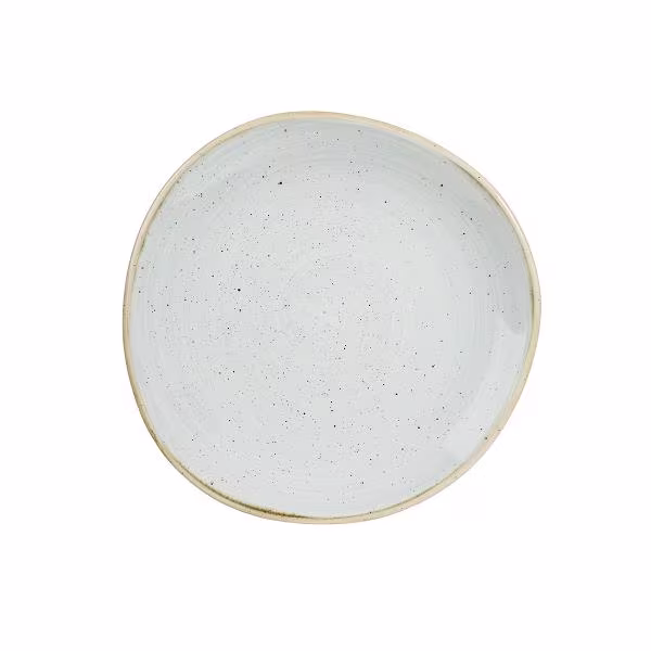 Тарелка мелкая "волна" 21см, без борта, stonecast, цвет duck egg blue sdesog81