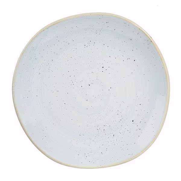 Тарелка мелкая "волна" 26,4см, без борта, stonecast, цвет duck egg blue sdesog101