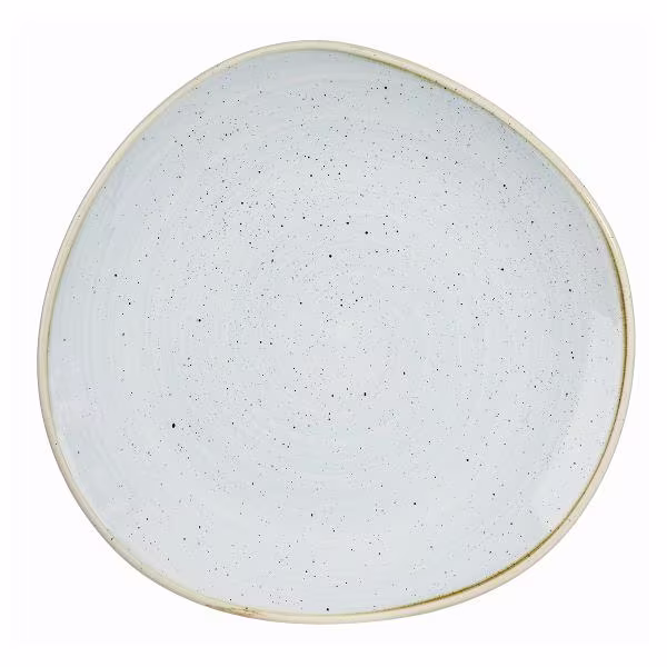 Тарелка мелкая "волна" 28,6см, без борта, stonecast, цвет duck egg blue sdesog111