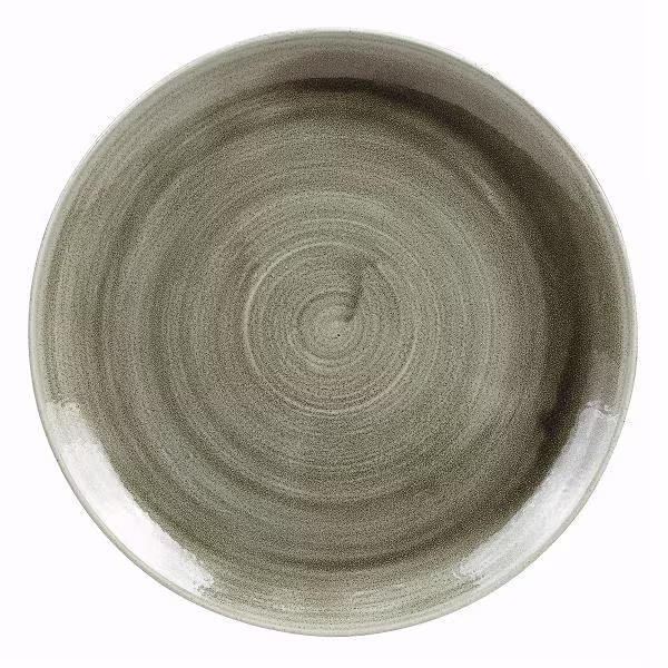 Тарелка мелкая 16,5см, без борта, stonecast patina, цвет burnished green pabgevp61