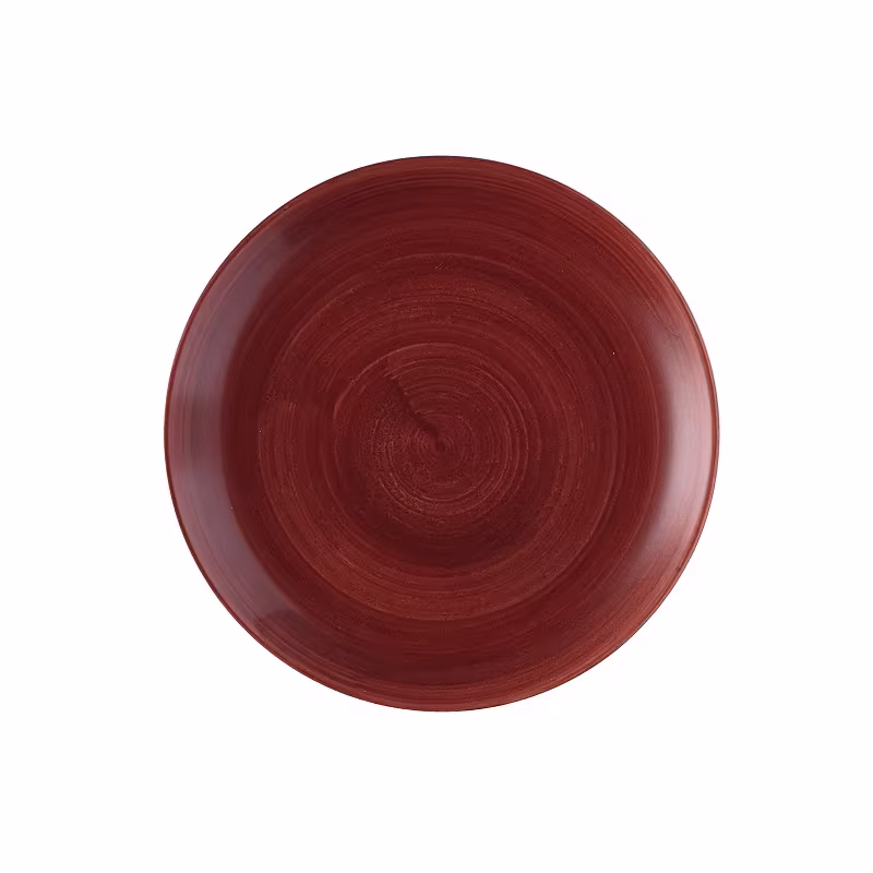 Тарелка мелкая 16,5см, без борта, stonecast patina, цвет rust red pareevp61