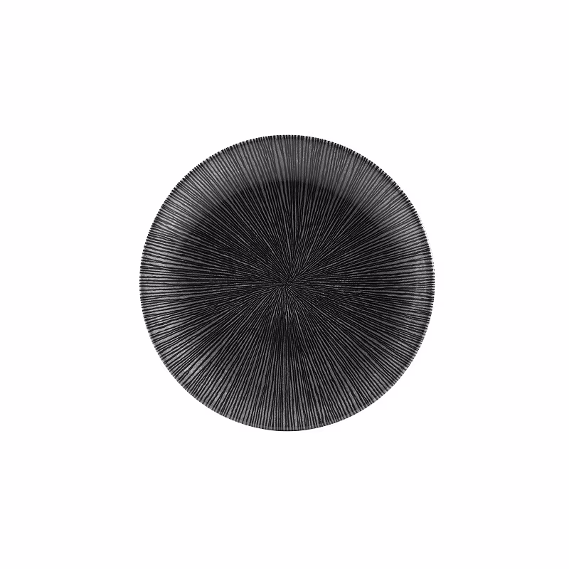 Тарелка мелкая 16,5см, без борта, цвет agano black, studio prints agblevp61