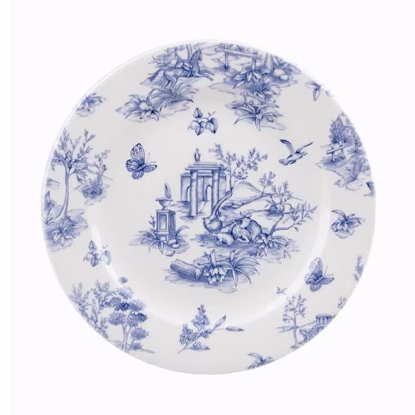 Тарелка мелкая 17см vintage prints, цвет prague toile topvp651