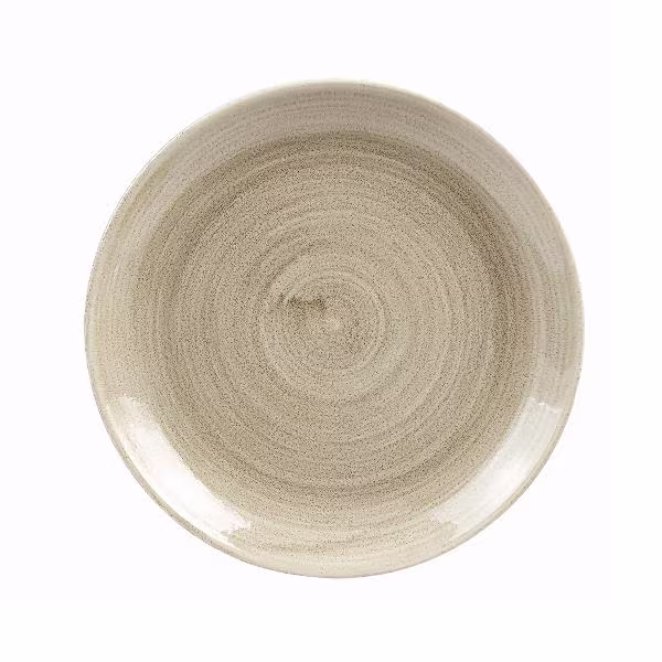 Тарелка мелкая 21,7см, без борта, stonecast patina, цвет antique taupe paatevp81