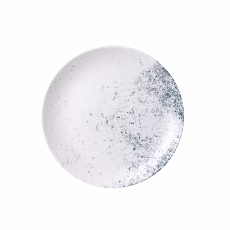 Тарелка мелкая 21,7см, без борта, цвет haze blue vellum, studio prints hzblevp81