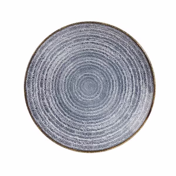 Тарелка мелкая 21,7см, без борта, цвет slate blue, studio prints spsbevp81