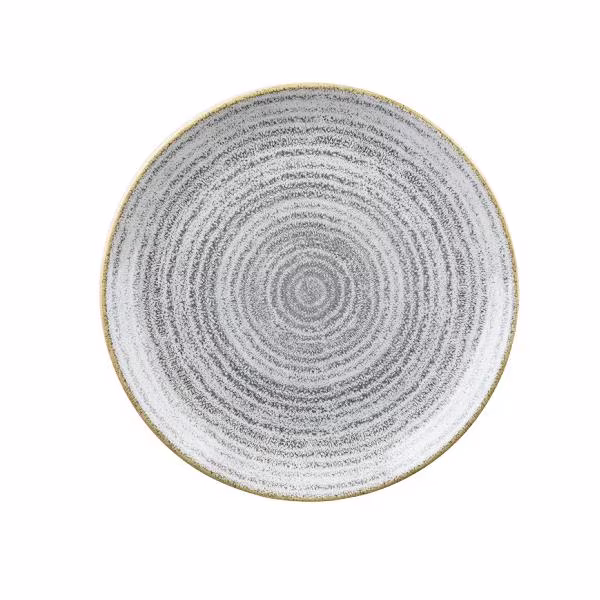 Тарелка мелкая 21,7см, без борта, цвет stone grey, studio prints spsgevp81
