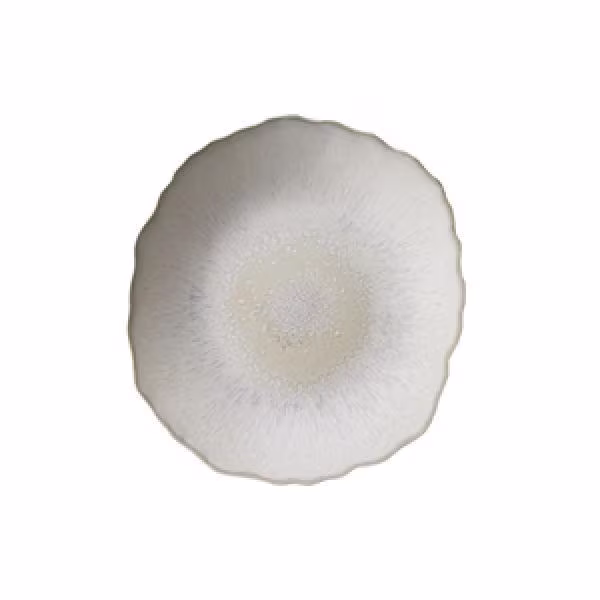 Тарелка мелкая 22х20см, керамика, цвет perle, plume 960772