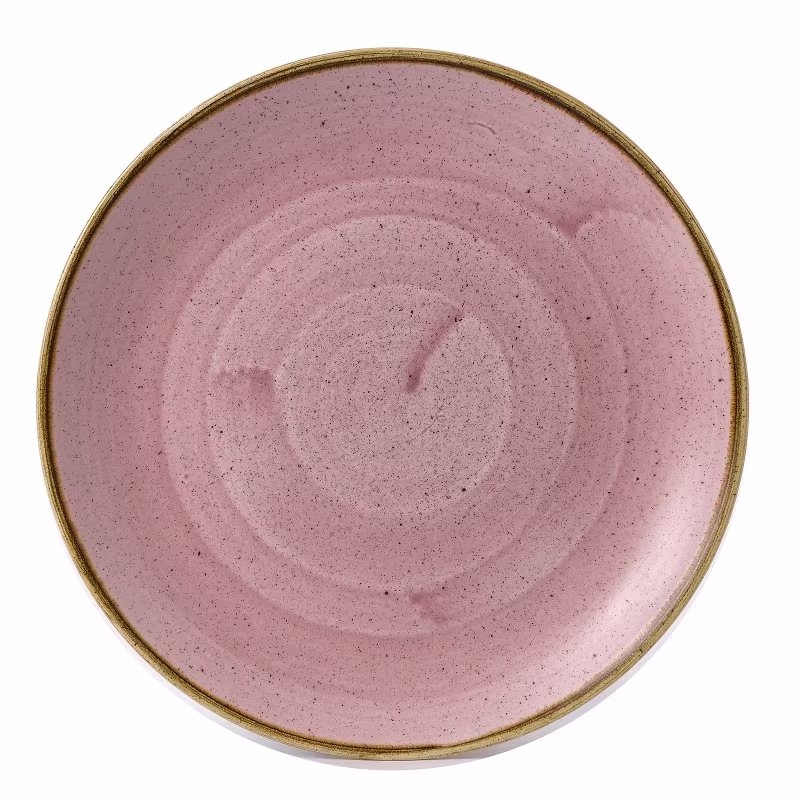 Тарелка мелкая 26см, без борта, stonecast, цвет petal pink sppsev101