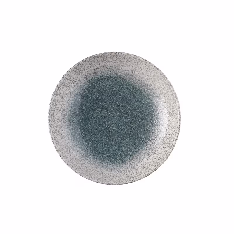 Тарелка мелкая 26см, без борта, цвет raku duo agate-topaz, studio prints rdatev101