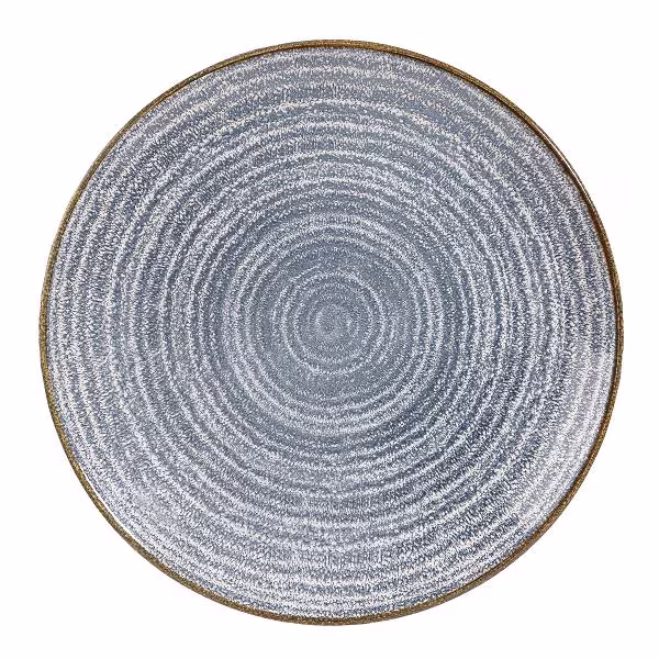 Тарелка мелкая 26см, без борта, цвет slate blue, studio prints spsbev101