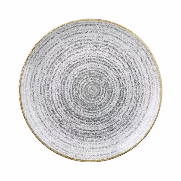 Тарелка мелкая 26см, без борта, цвет stone grey, studio prints spsgev101