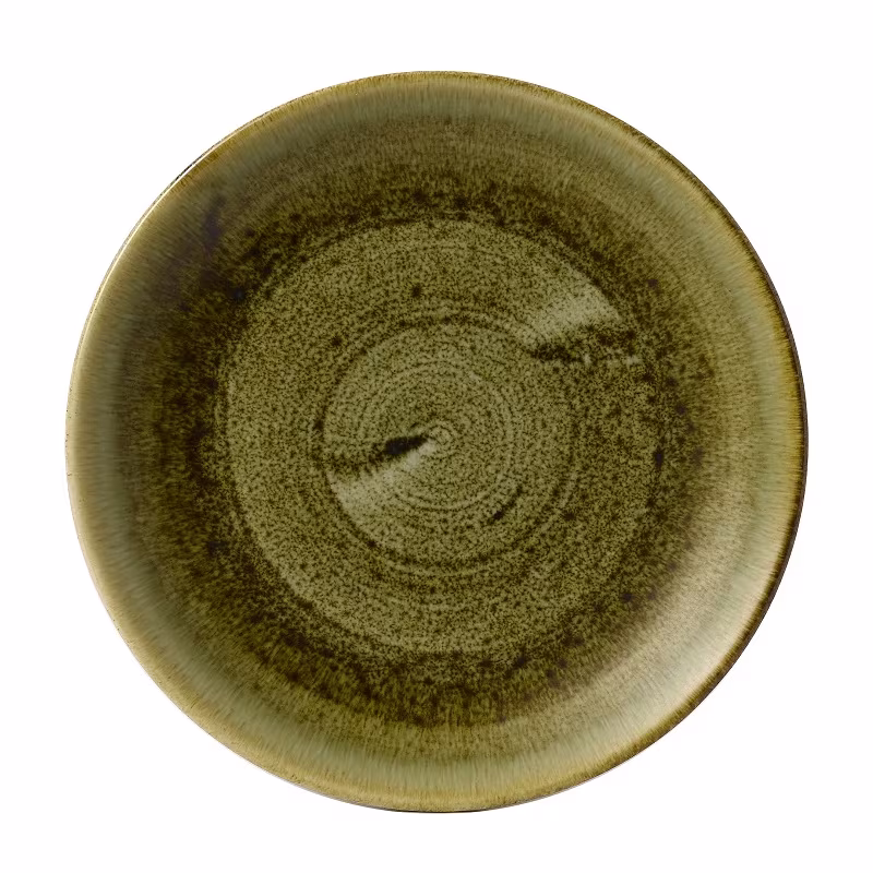 Тарелка мелкая 28,8см, без борта, stonecast plume, цвет olive plgrev111