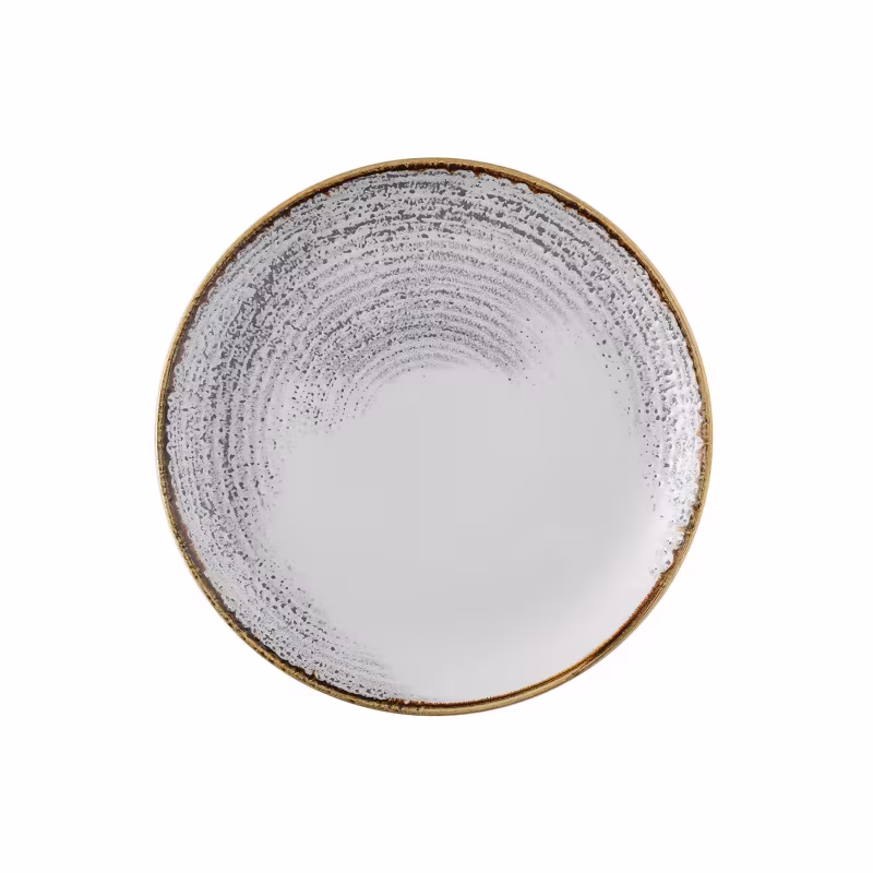 Тарелка мелкая 28,8см, без борта, цвет jasper grey, studio prints homespun accents hajgev111