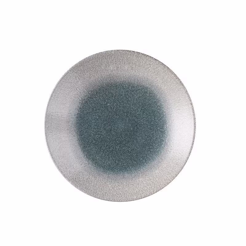 Тарелка мелкая 28,8см, без борта, цвет raku duo agate-topaz, studio prints rdatev111