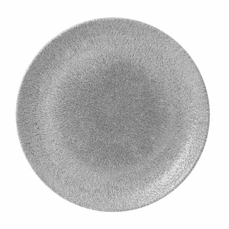 Тарелка мелкая 28,8см, без борта, цвет raku jasper grey, studio prints rkgjev111
