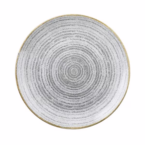 Тарелка мелкая 28,8см, без борта, цвет stone grey, studio prints spsgev111