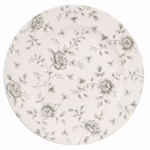 Тарелка мелкая 30,5см vintage prints, цвет grey rose chintz rcgvp111