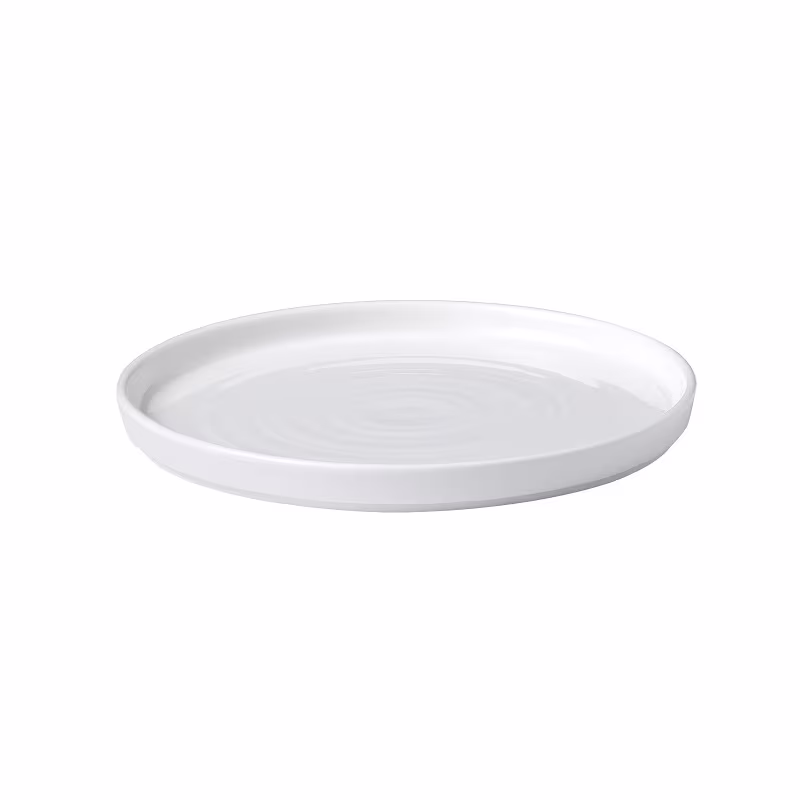 Тарелка мелкая chefs walled d21см h2см, с прямым бортом, chefs plates, цвет белый whwp211