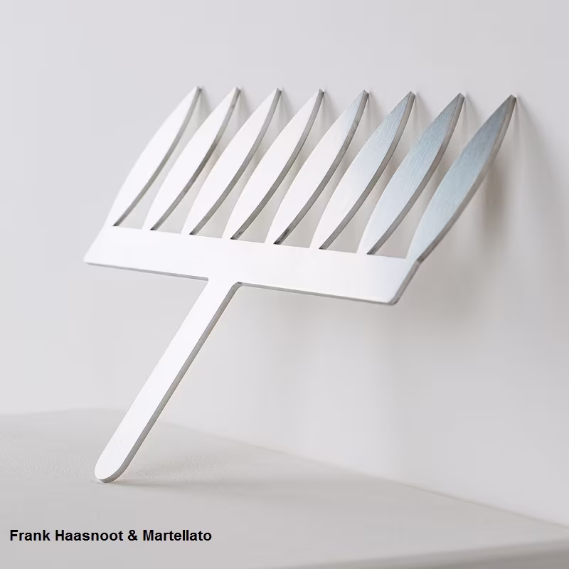 Трафарет для декора "leaf comb" h8см, нерж.сталь, дизайн - frank haasnoot 20fh01l