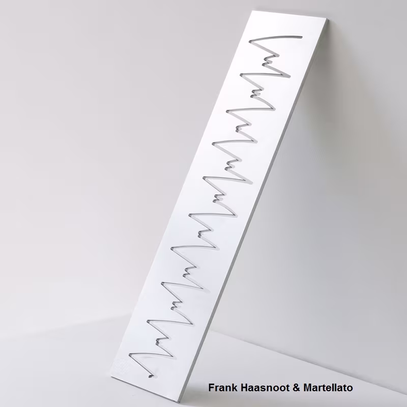 Трафарет для декора "template heartbeat" 30х8,4см, нерж.сталь, дизайн - frank haasnoot 20fh53